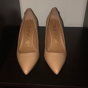 Calvin Klein Nude Heels